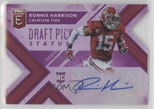 2018 Panini Elite Draft Picks Status Purple Die-Cut /99 Ronnie Harrison Auto 2qw