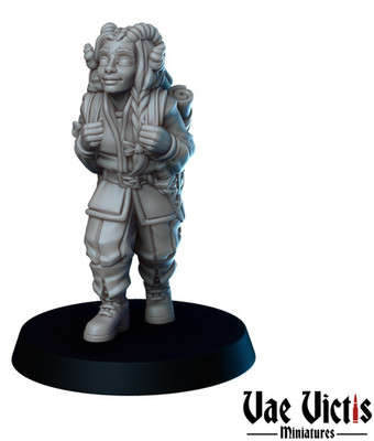 ''Tiefling Aspiring Adventurer'' Vae Victis Miniatures D&D Warhammer Frostgrave