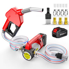 Taskstar 12gpm Cordless Fuel Transfer Pump Self-priming Diesel Kerosene Pump Kit
