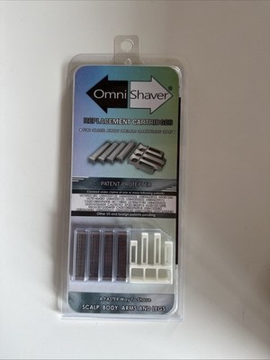Omni Shaver Silver Arrow Replacement Cartridges (4-pk) BRAND NEW * FREE SHIPPING