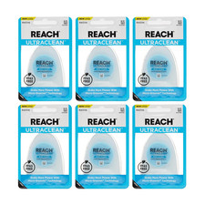 Mint Dental Floss, Shred-Resistant, PFAS Free, 6 Pack 30 yd 