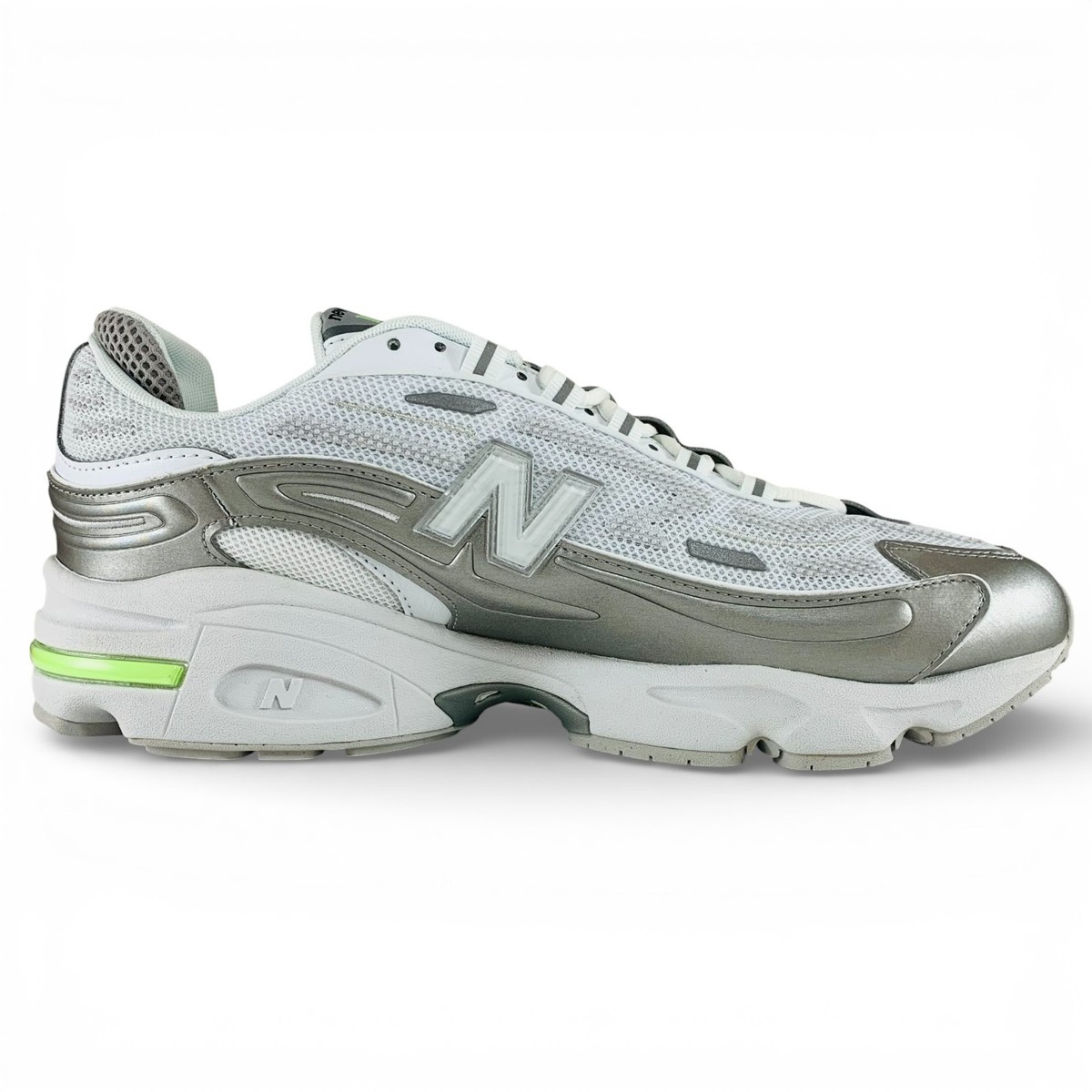 New Balance 1000 White Silver Metallic Mint Flash Men's Shoes