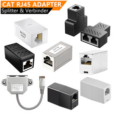 CAT.6a LAN Splitter Verteiler RJ45 CAT7 Verbi...
