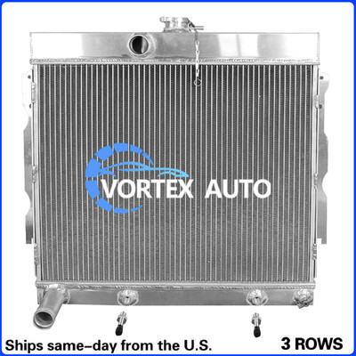 Aluminum Radiator For 1963-1969 64 Plymouth Fury Dodge Charger Dart Coronet 22''W