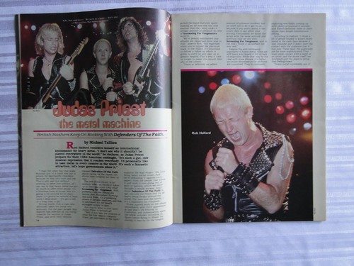 Vintage Magazine Hit Parader May 1984 Judas Priest Kiss Queen Van Halen 159 - Picture 6 of 15