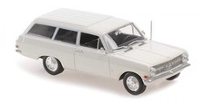 Minichamps 1:43 Opel Rekord A Caravan 1962 White Diecast Model Car