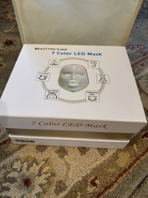 7 colors led face mask light therapy With 3 Level Intensity