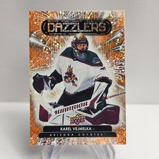 Karel Vejmelka Insert 2022-23 Upper Deck Dazzlers Orange #DZ-44
