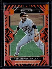 2022 Panini Prizm Draft Picks #PDP208 Roman Phansalkar Tiger Stripes 47/99