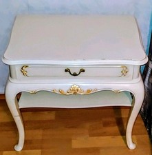 Nachttisch/Beistellkommode Antik Chippendale 