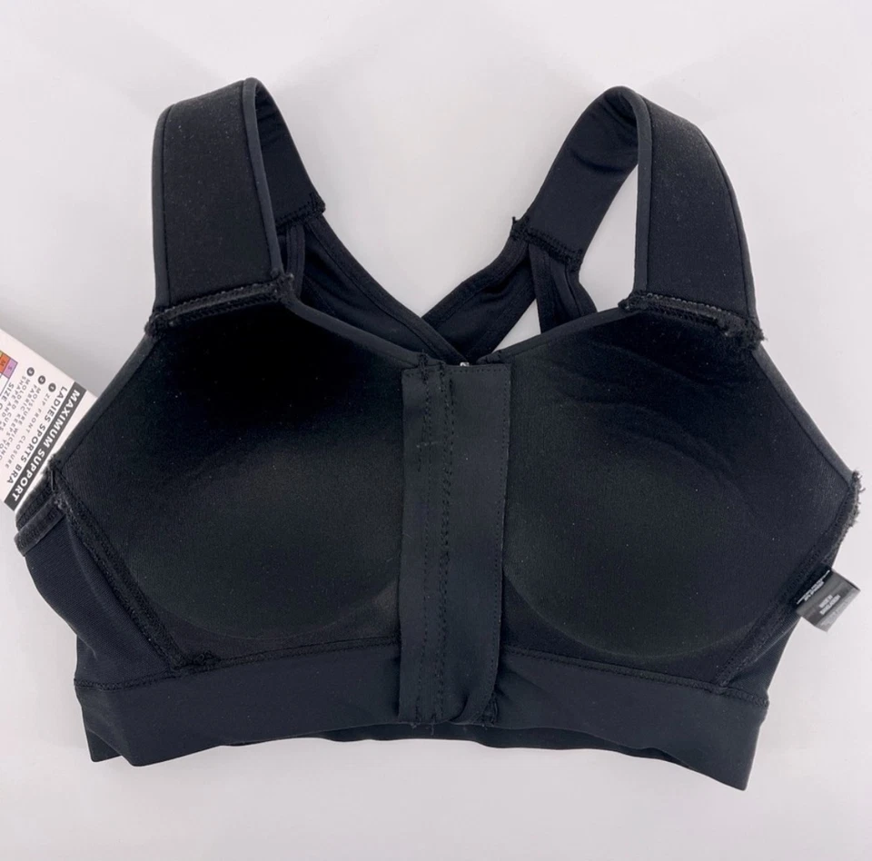 Sutiã esportivo Layer8 fecho frontal com zíper tamanho P (32-34 A/B) estilo # LWB0081-1 NOVO - Imagem 4 de 4