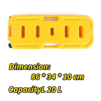 20L Jerry Can Heavy Duty Fuel Container Spare Container YELLOW - Image 1 of 4
