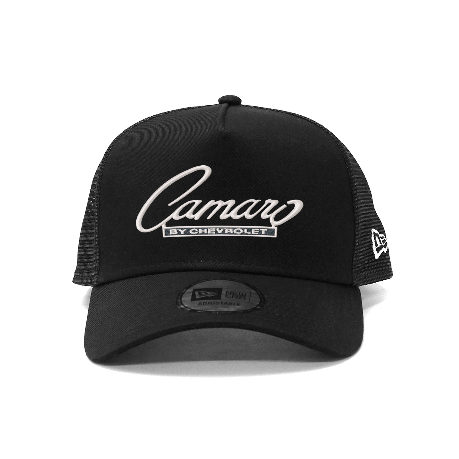 Chevrolet Camaro New Era Embroidered Trucker Hat Black Mesh Snapback Adjustable