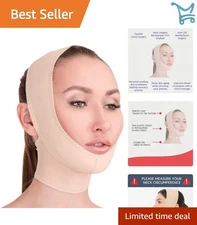 Post Surgical Chin Strap Bandage Women Neck Chin Compression Garment Slimmer