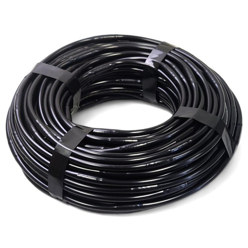 100' Feet USA MADE - Irrigation Drip Line Emitter Tubing, 6" Spacing, 1/4" .5...