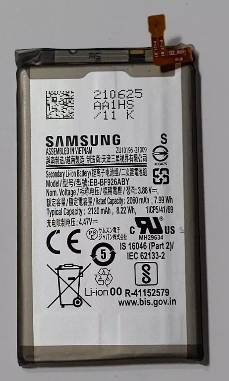 New OEM Samsung Galaxy Z Fold 3 5G EB-BF926ABY SM-F926U 2120mAh