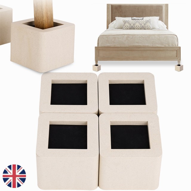 Slipstick Cb659 Adjustable Bed Risers For Desks Tables And Heavy Furniture Set For Sale Ebay