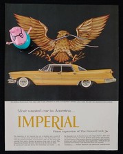Large Vintage Chrysler 1957 Advertisment Ad 57 Imperial Windsor Saratoga 300C