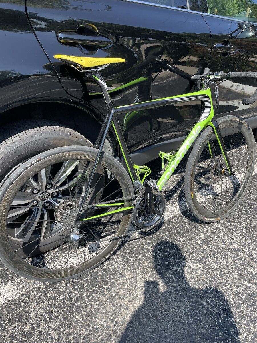 2018 CANNONDALE SUPERSIX EVO HI-MOD, GREEN/BLACK/CHROME 2018 CANNONDALE SUPERSIX EVO HI-MOD, GREEN/BLACK/CHROME