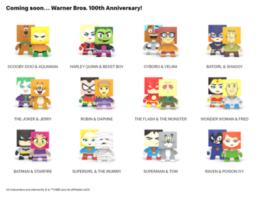 McDonalds Happy Meal Toys 2023 Warner Bros (WB) 100th Anniversary