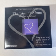 Creative Memories Triumph Album Purple w/Silver Heart 7x7 Scrapbook w Pages NEW