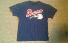 VTG Braves Single Stitch Tee Shirt Large 42-44 Sneakers Brand 1989 Trench MFG