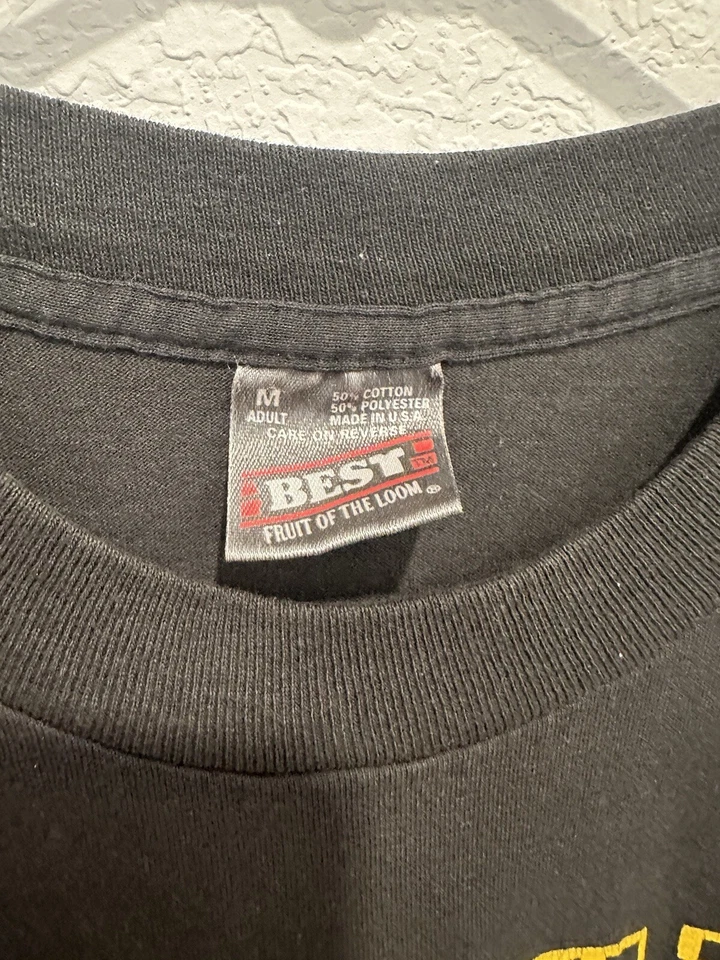 Vintage VTG T Shirt Tee Kennedy Mid Honor Student Black Small Medium - Image 2 of 3