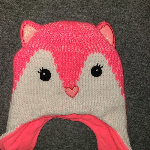 Felpa con cappuccio/pelliccia rosa e bianca Place Animal L/XL 8+ 100% poliestere nuova senza etichette - Foto 4 di 5