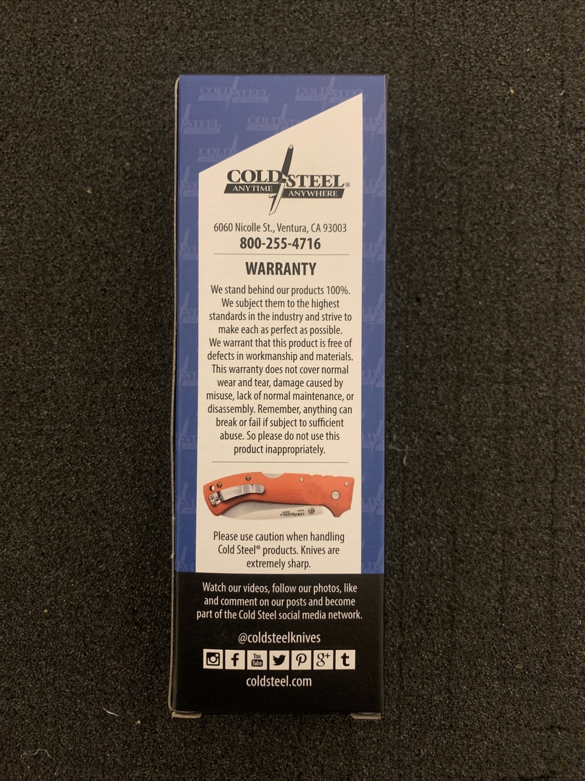 Cold Steel Ultimate Hunter Folding Knife with TriAd Lock and Pocket