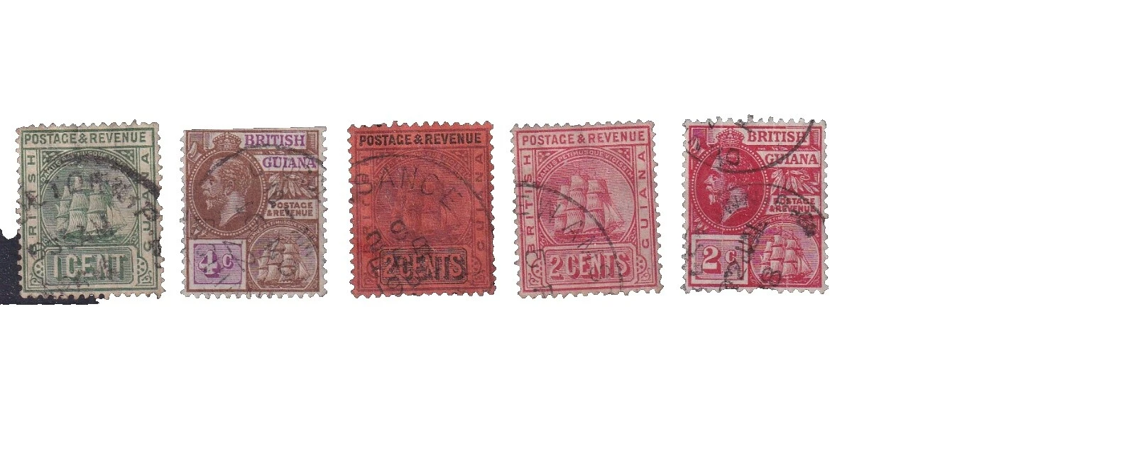 Machine Cancel British Colonies & Territories Postal History Stamps