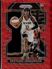 2022 Panini Prizm WNBA #199 Destanni Henderson Ruby Wave