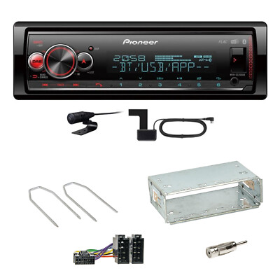 Pioneer MVH-S520DAB FLAC Digitalradio Einbauset für Dacia Logan Sandero bis 2011