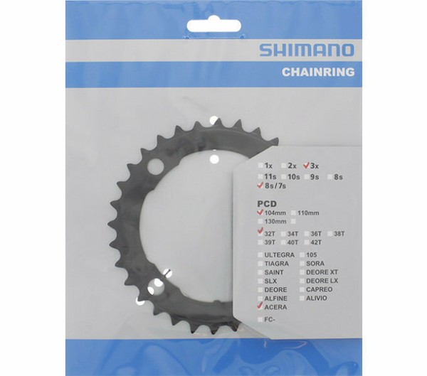 Shimano Kettenblatt Acera FC-M361, 32 ZäHne, 104 Mm-image