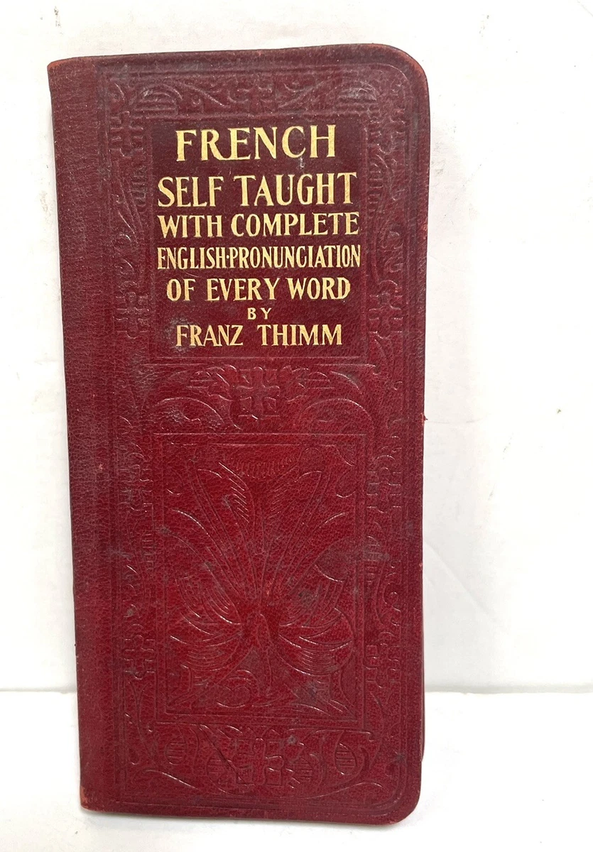 Language Study 1900-1949 Antiquarian & Collectible Books in French