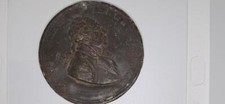 MATHEW BOULTON,WILLIAM WYON, LARGE HEAVY CAST LEAD MEDAL 100mm (4") DIAMETER
