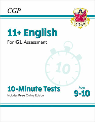 11+ Plus Year 5 GL English 10 Minute Tests with Answer Ages 9-10 CGP