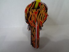 Flames w/Black Background House Key Blank KW1-05 Qty 1