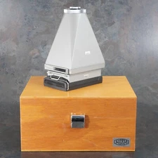 :Olympus Photomicrography Polaroid Film Back w/ Wooden Case (FP-100C & FP-3000B)