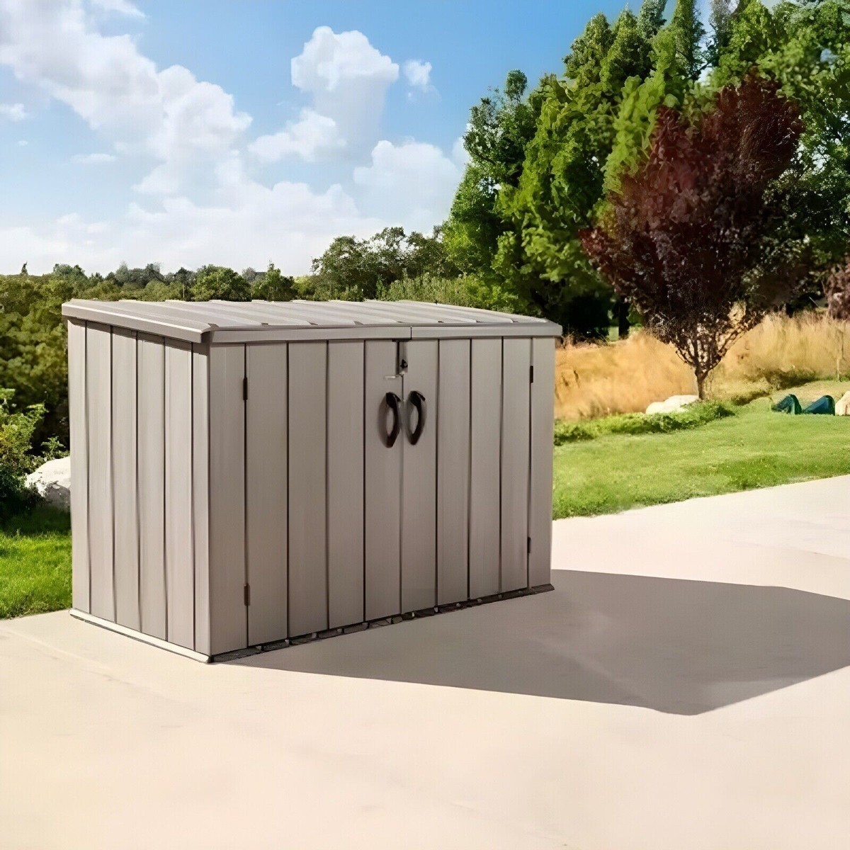 Lifetime 75 Cu. Ft. Horizontal Storage Shed 7445046365370| eBay
