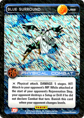 DBZ Dragon Ball Z TCG Panini Movie Collection U85 Blue Surround