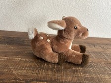 Vintage R. Dakin Deer Plush Fawn Stuffed Animal Toy 1983 Woodland Christmas