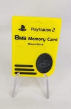 Sony PlayStation 2 PS2 Nyko 8MB Memory Card Yellow PS-80516 Official Original