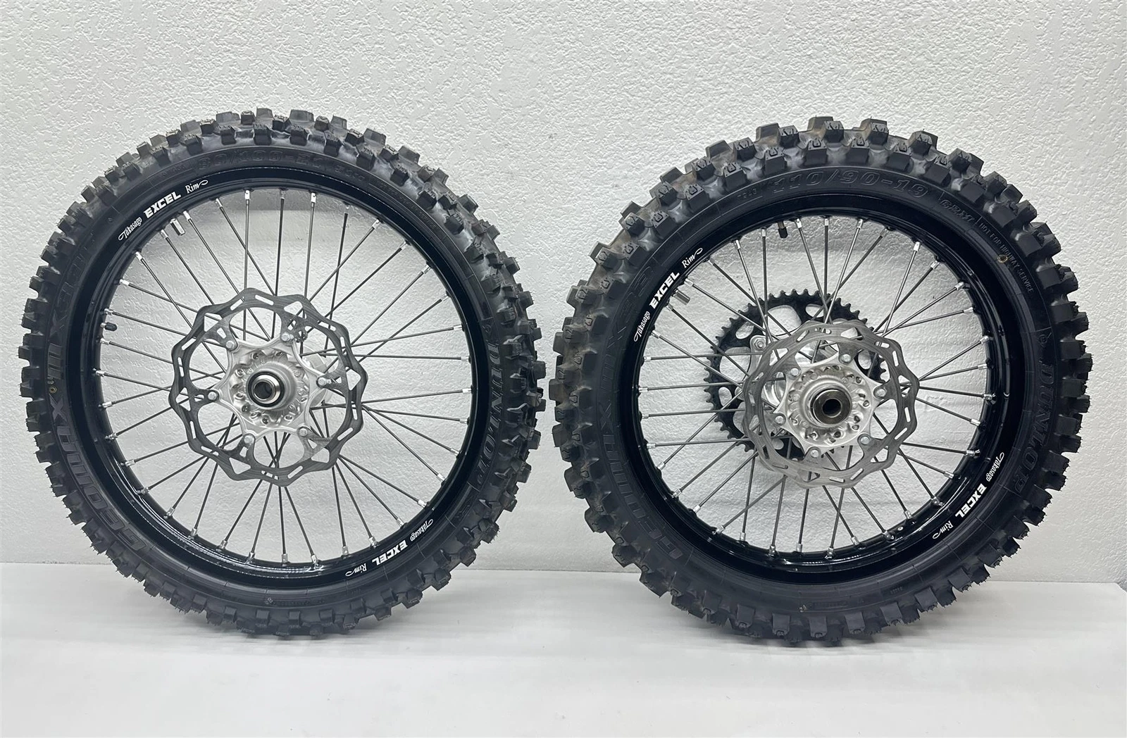 2023 KTM 250SXF Excel Wheel Set Front Rear 21/19 Inch Rim Sprocket