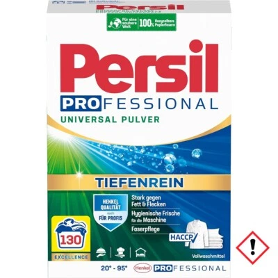 Persil Professional Universal Pulver, Tiefen Rein, Waschmittel, 130 Wäsche - Bild 1 von 2