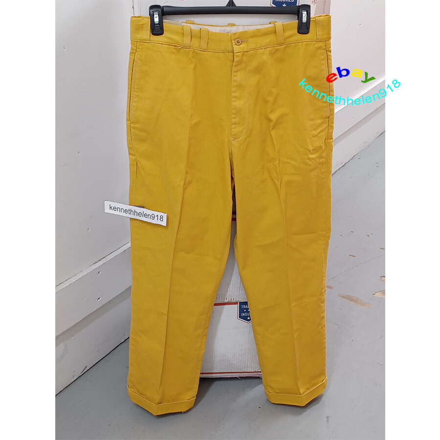 パンツ vintage rework chinos Unique Vintage Jeans Patchwork Chino Pant Trousers Khaki