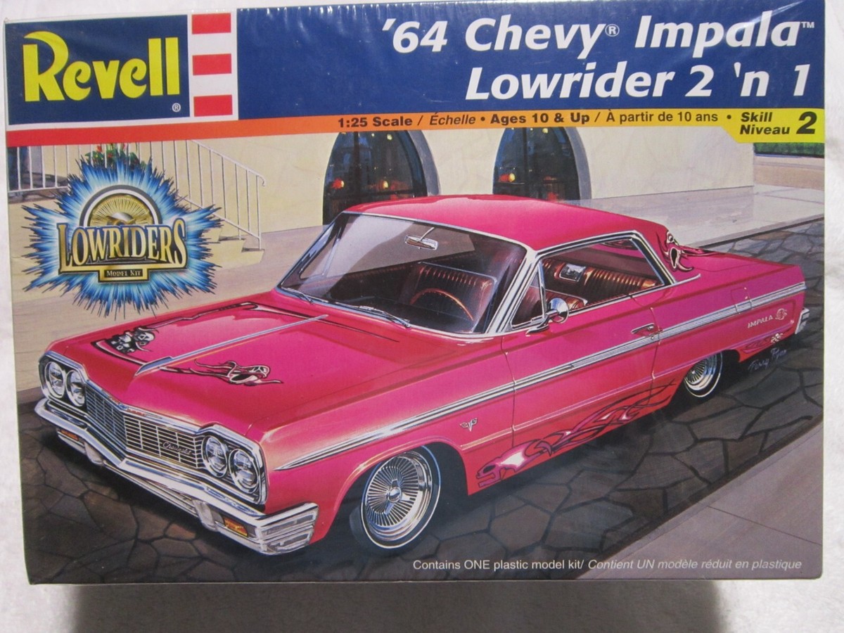 REVELL 64 CHEVY IMPALA LOWRIDER 2 N 1 1/25 MODEL KIT 2001 | eBay