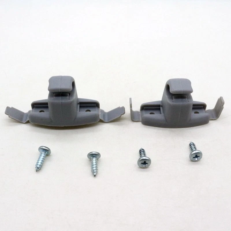 Gancho de sujeción con clip para parasol gris claro 51 16 8 174 715 para BMW E38 E39 E53 2 piezas Foto 2 de 4