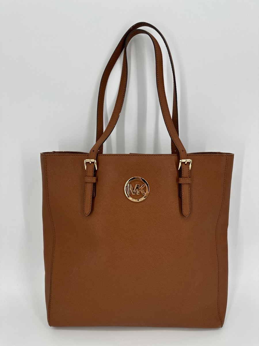 Michael Kors Travel Large Saffiano Leather Tote Bag Ladies Brown