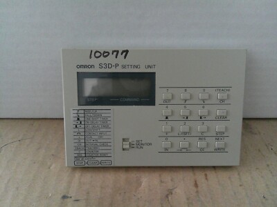 OMRON S3D-P SETTING UNIT