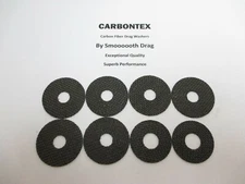 SHIMANO REEL PART Beastmaster 9000 - (8) Smooth Drag Carbontex Washers #SDS94